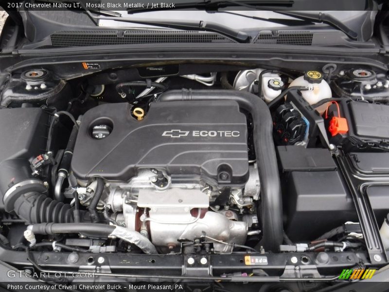 Mosaic Black Metallic / Jet Black 2017 Chevrolet Malibu LT