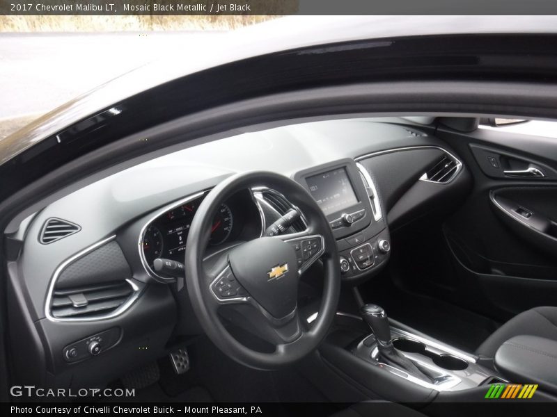 Mosaic Black Metallic / Jet Black 2017 Chevrolet Malibu LT