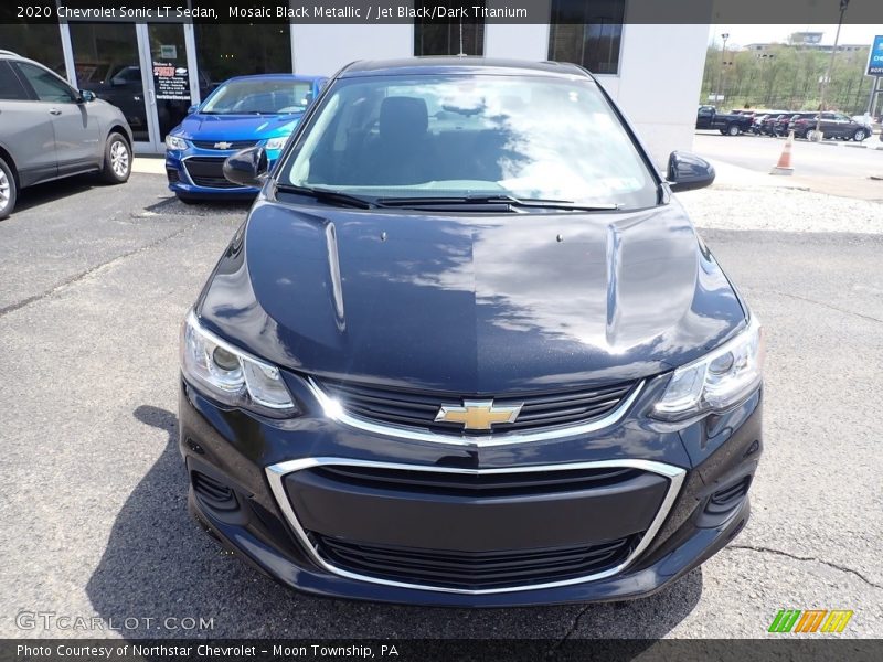 Mosaic Black Metallic / Jet Black/Dark Titanium 2020 Chevrolet Sonic LT Sedan