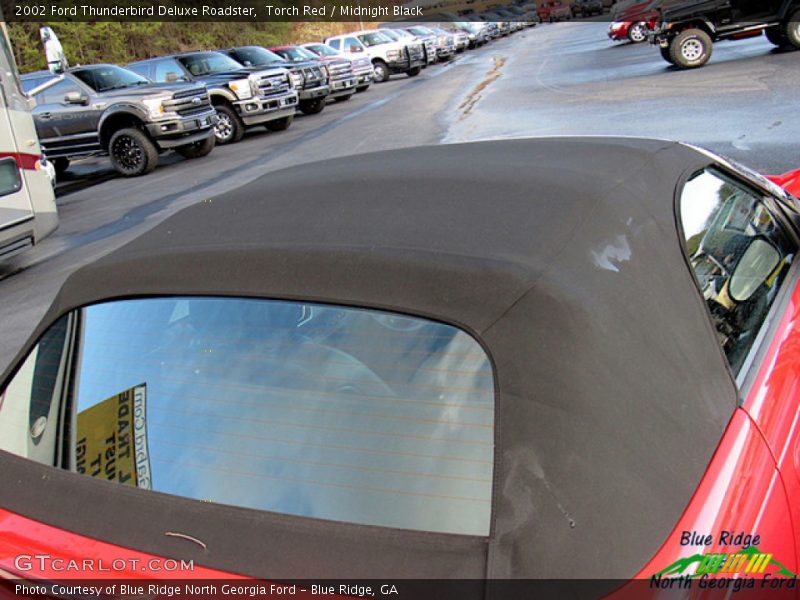 Torch Red / Midnight Black 2002 Ford Thunderbird Deluxe Roadster
