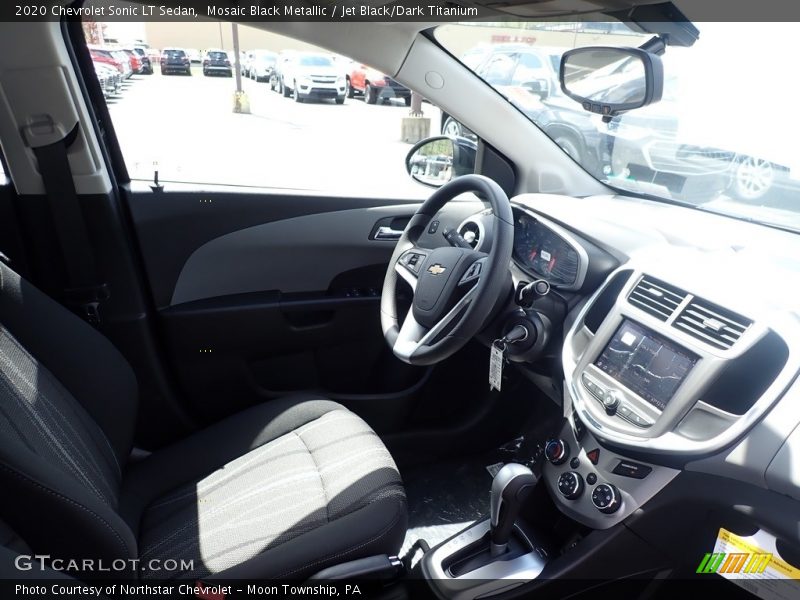 Mosaic Black Metallic / Jet Black/Dark Titanium 2020 Chevrolet Sonic LT Sedan