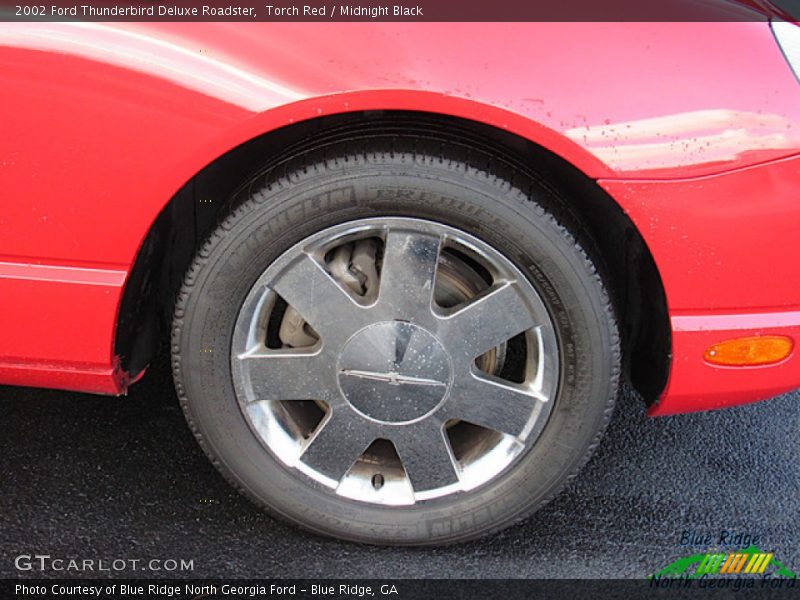 Torch Red / Midnight Black 2002 Ford Thunderbird Deluxe Roadster