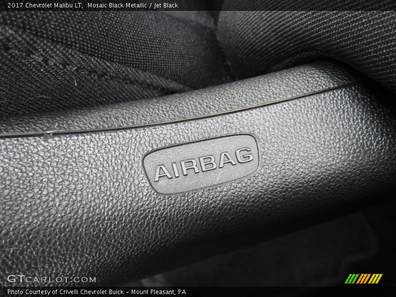 Mosaic Black Metallic / Jet Black 2017 Chevrolet Malibu LT