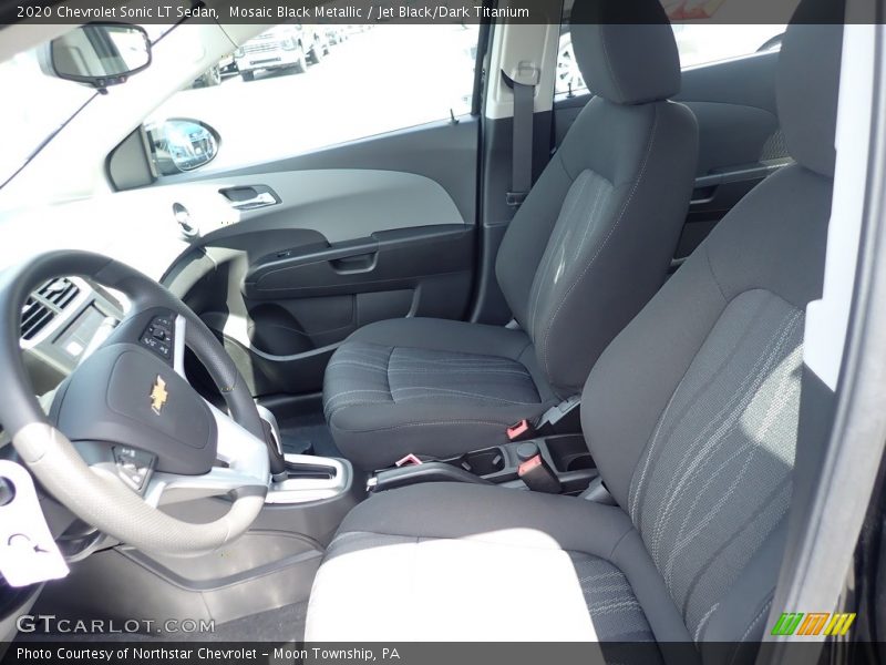 Mosaic Black Metallic / Jet Black/Dark Titanium 2020 Chevrolet Sonic LT Sedan