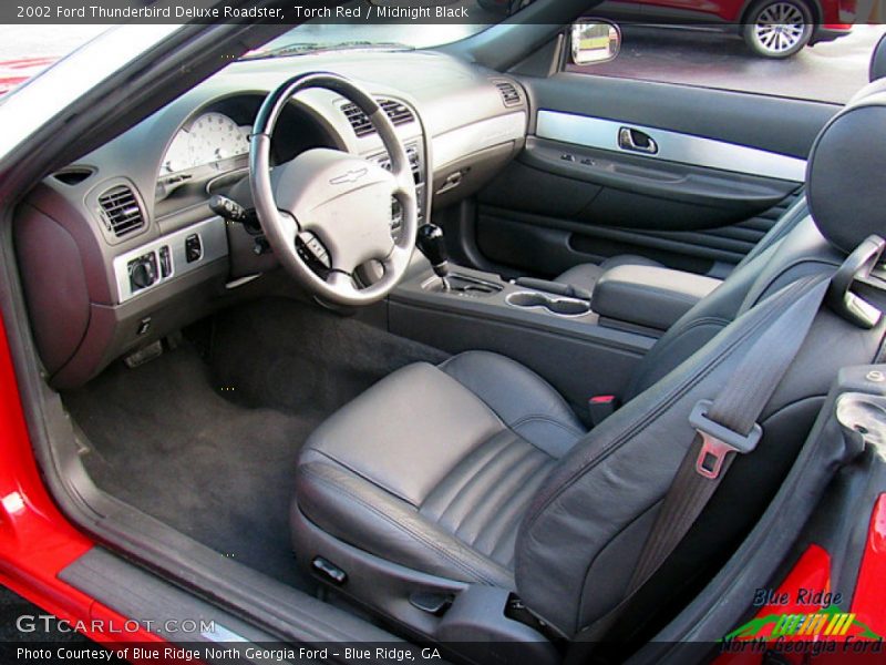 Torch Red / Midnight Black 2002 Ford Thunderbird Deluxe Roadster
