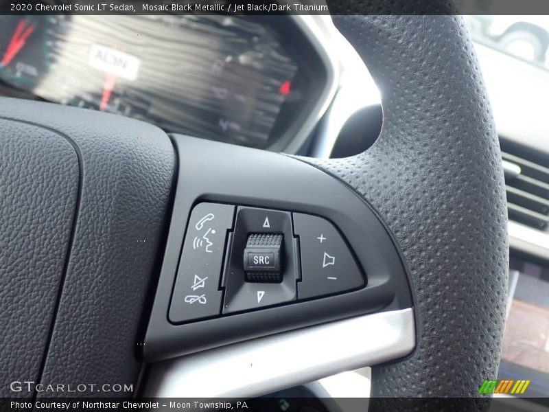 Mosaic Black Metallic / Jet Black/Dark Titanium 2020 Chevrolet Sonic LT Sedan