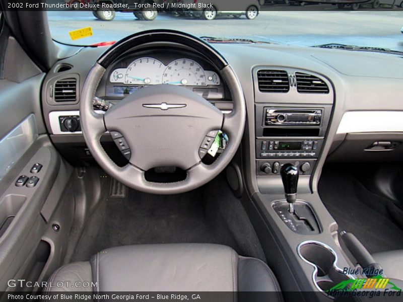 Torch Red / Midnight Black 2002 Ford Thunderbird Deluxe Roadster