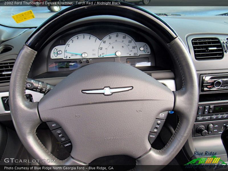 Torch Red / Midnight Black 2002 Ford Thunderbird Deluxe Roadster