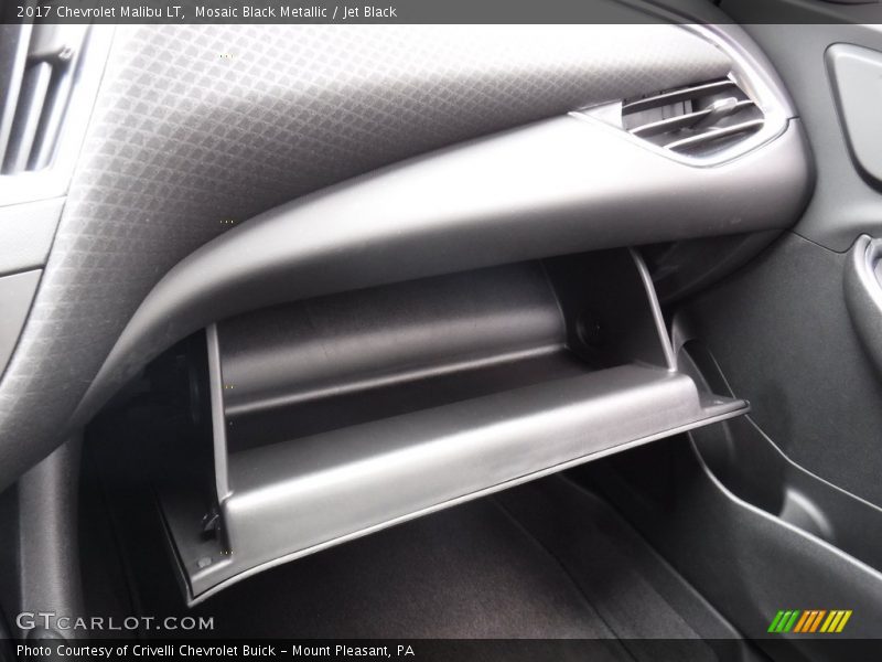 Mosaic Black Metallic / Jet Black 2017 Chevrolet Malibu LT