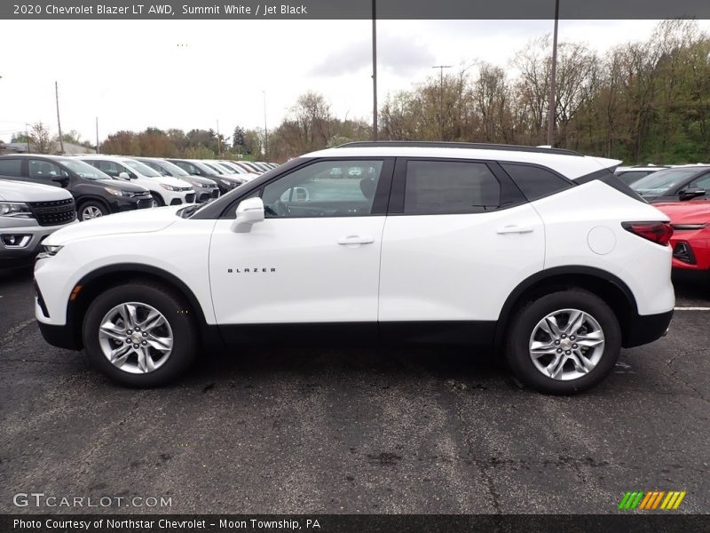 Summit White / Jet Black 2020 Chevrolet Blazer LT AWD