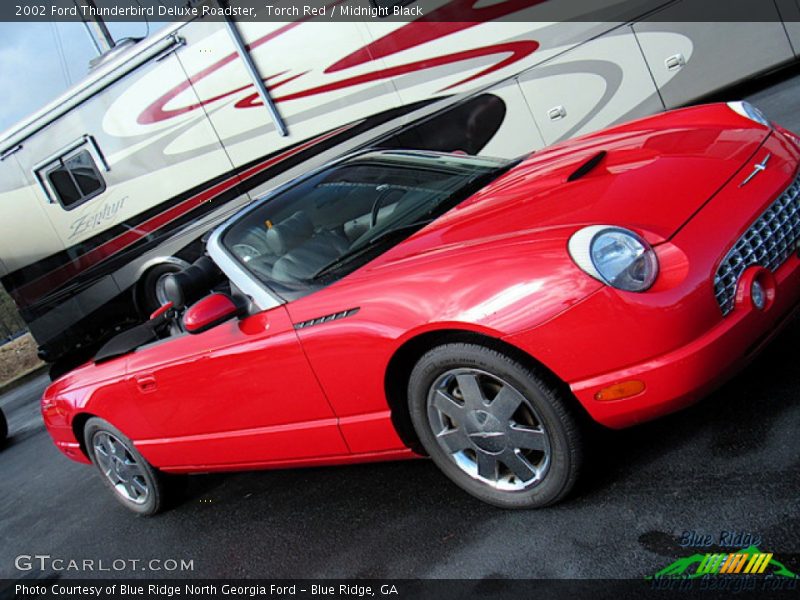Torch Red / Midnight Black 2002 Ford Thunderbird Deluxe Roadster