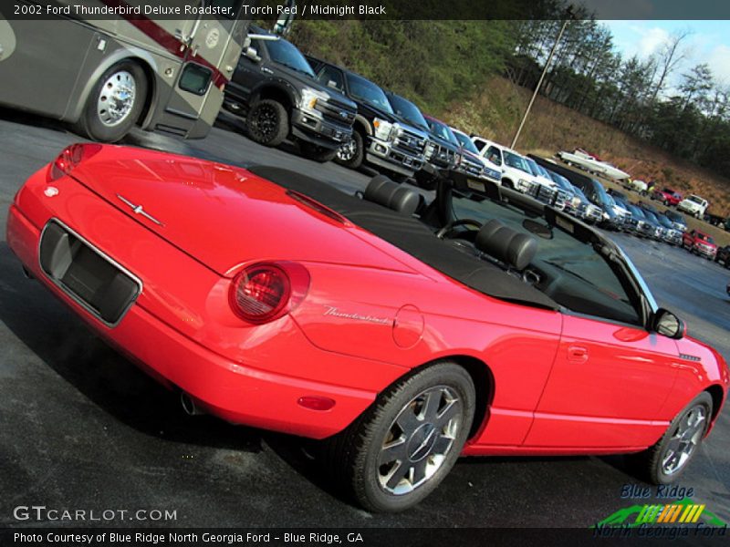 Torch Red / Midnight Black 2002 Ford Thunderbird Deluxe Roadster