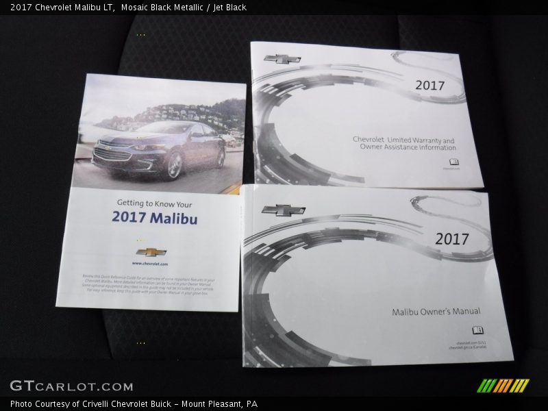 Mosaic Black Metallic / Jet Black 2017 Chevrolet Malibu LT