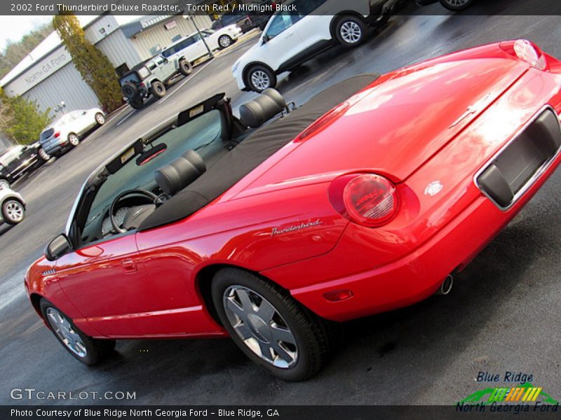 Torch Red / Midnight Black 2002 Ford Thunderbird Deluxe Roadster