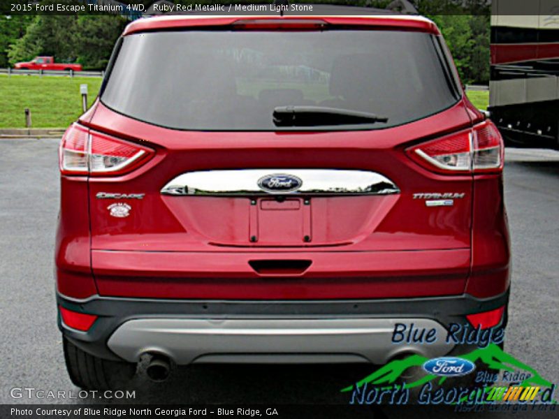 Ruby Red Metallic / Medium Light Stone 2015 Ford Escape Titanium 4WD