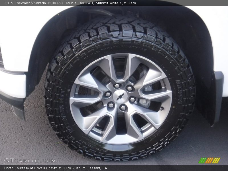 Summit White / Jet Black 2019 Chevrolet Silverado 1500 RST Double Cab 4WD