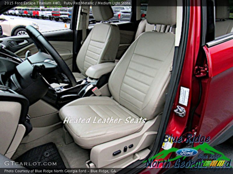Ruby Red Metallic / Medium Light Stone 2015 Ford Escape Titanium 4WD