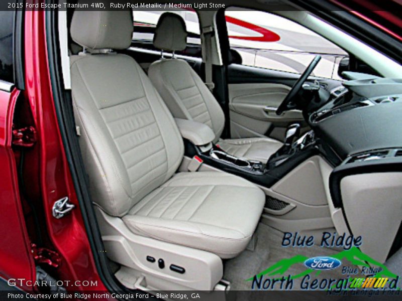 Ruby Red Metallic / Medium Light Stone 2015 Ford Escape Titanium 4WD
