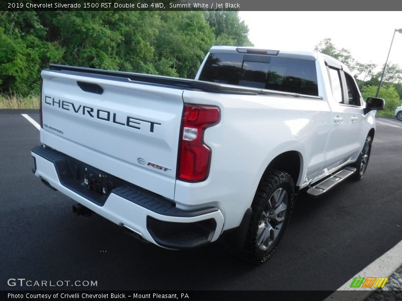 Summit White / Jet Black 2019 Chevrolet Silverado 1500 RST Double Cab 4WD