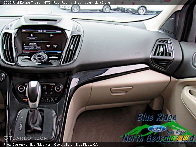 Ruby Red Metallic / Medium Light Stone 2015 Ford Escape Titanium 4WD