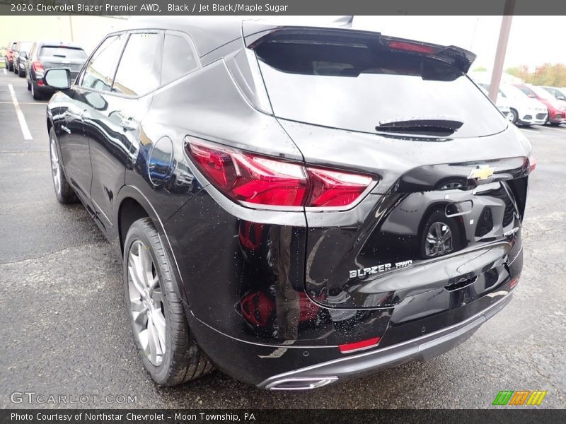 Black / Jet Black/Maple Sugar 2020 Chevrolet Blazer Premier AWD