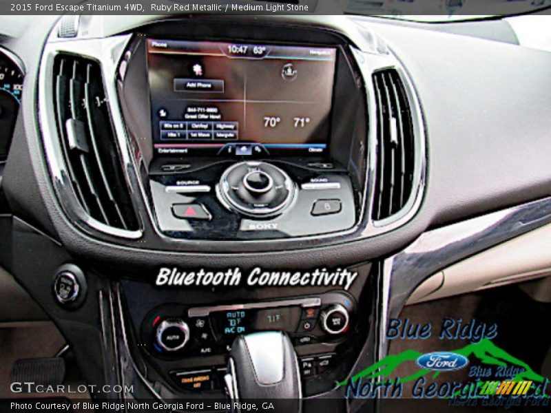 Ruby Red Metallic / Medium Light Stone 2015 Ford Escape Titanium 4WD