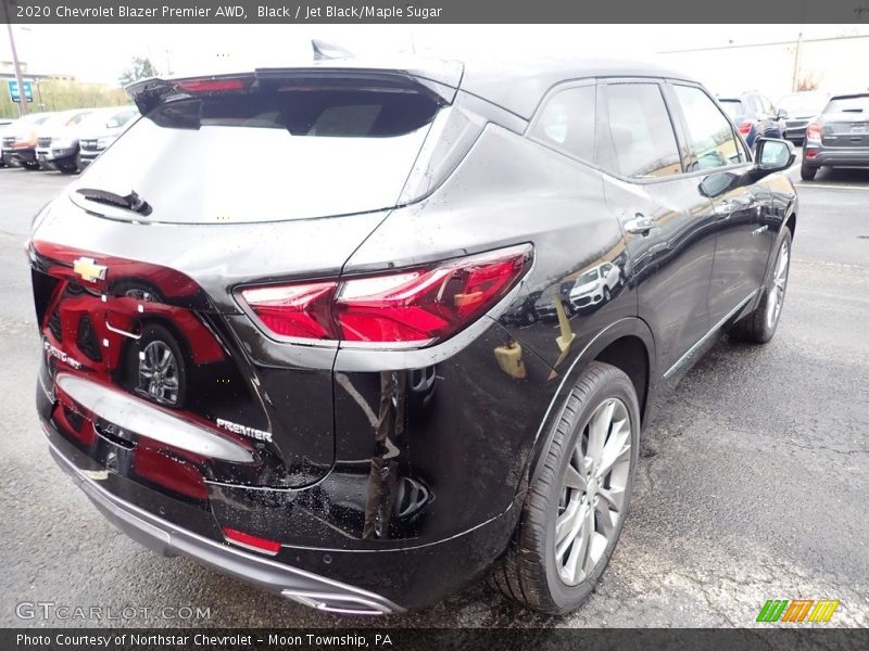 Black / Jet Black/Maple Sugar 2020 Chevrolet Blazer Premier AWD