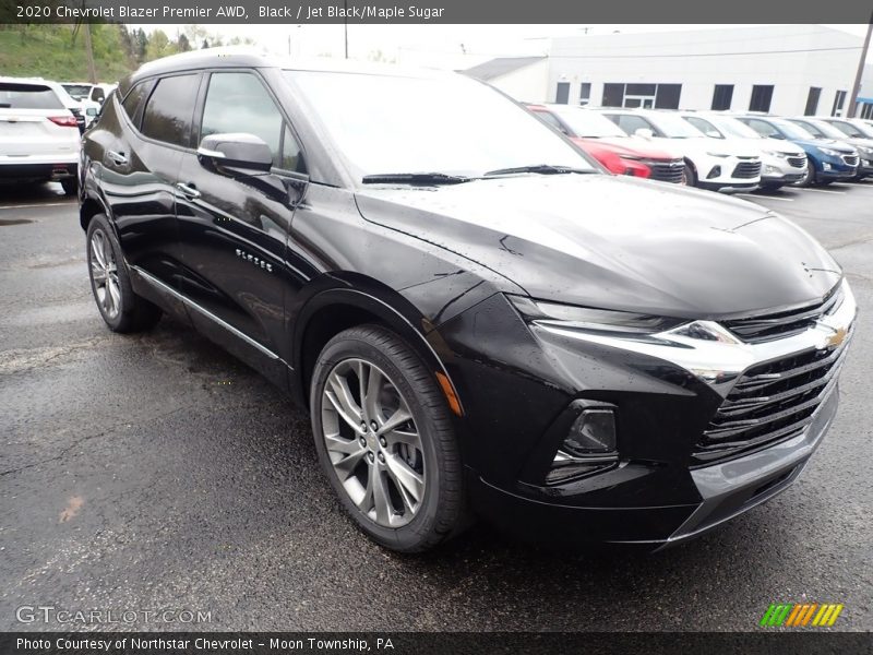 Black / Jet Black/Maple Sugar 2020 Chevrolet Blazer Premier AWD