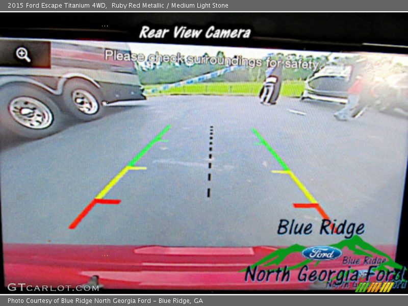 Ruby Red Metallic / Medium Light Stone 2015 Ford Escape Titanium 4WD