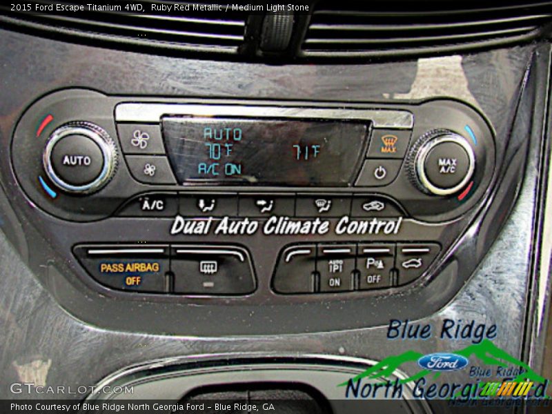 Ruby Red Metallic / Medium Light Stone 2015 Ford Escape Titanium 4WD