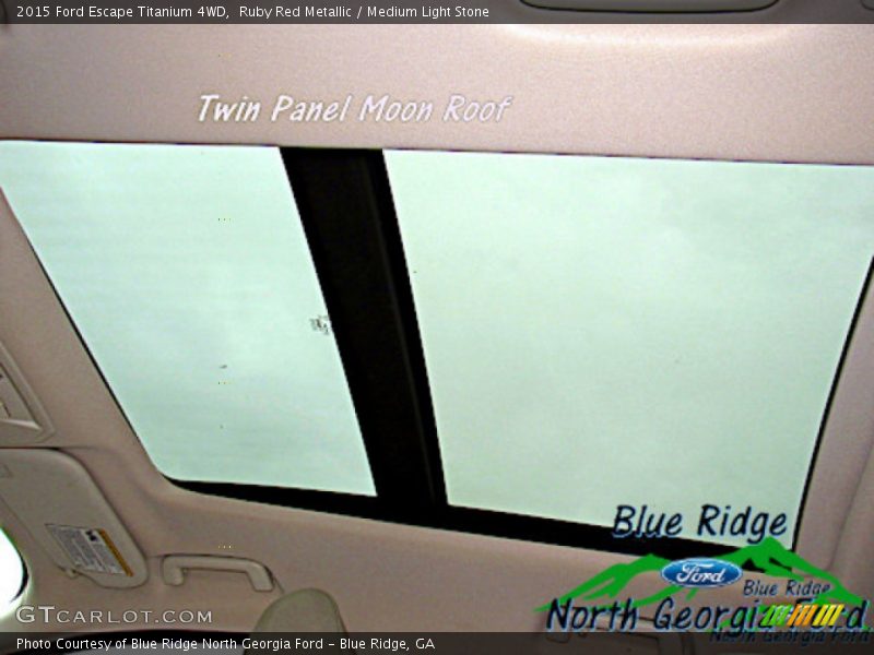 Ruby Red Metallic / Medium Light Stone 2015 Ford Escape Titanium 4WD