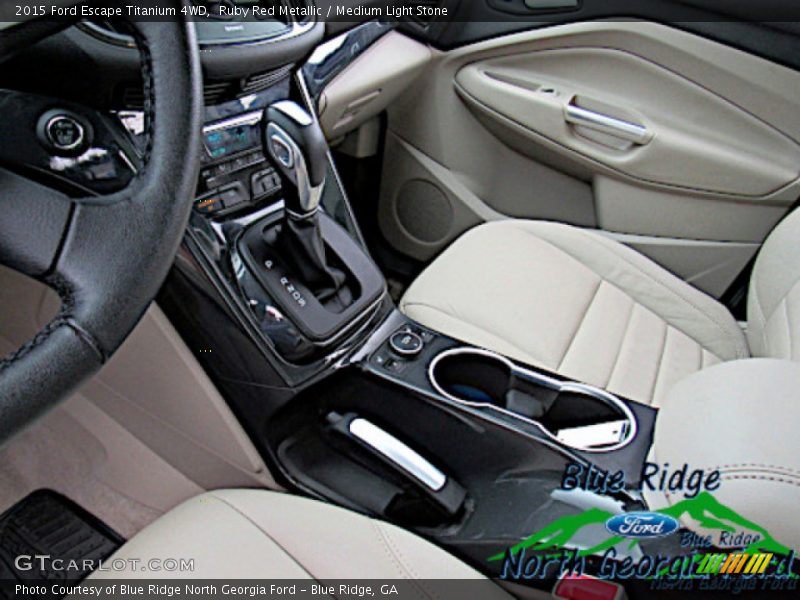 Ruby Red Metallic / Medium Light Stone 2015 Ford Escape Titanium 4WD