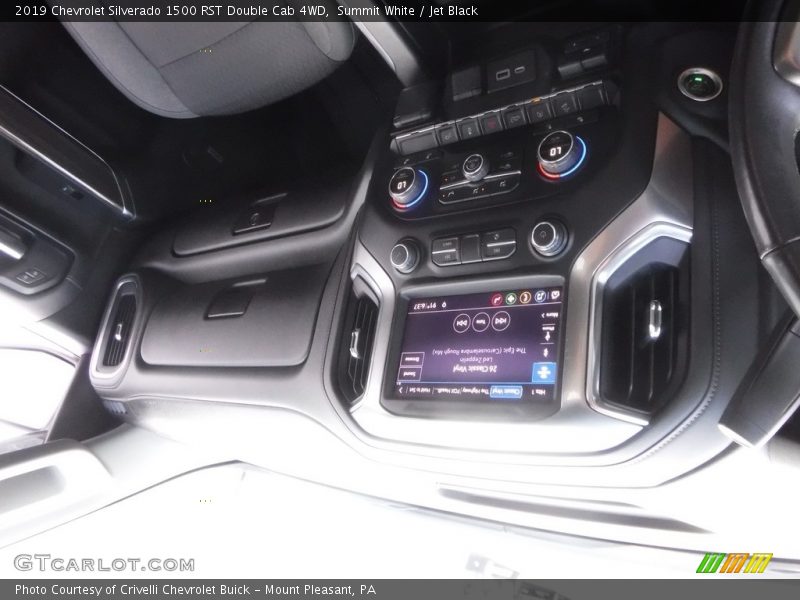 Summit White / Jet Black 2019 Chevrolet Silverado 1500 RST Double Cab 4WD