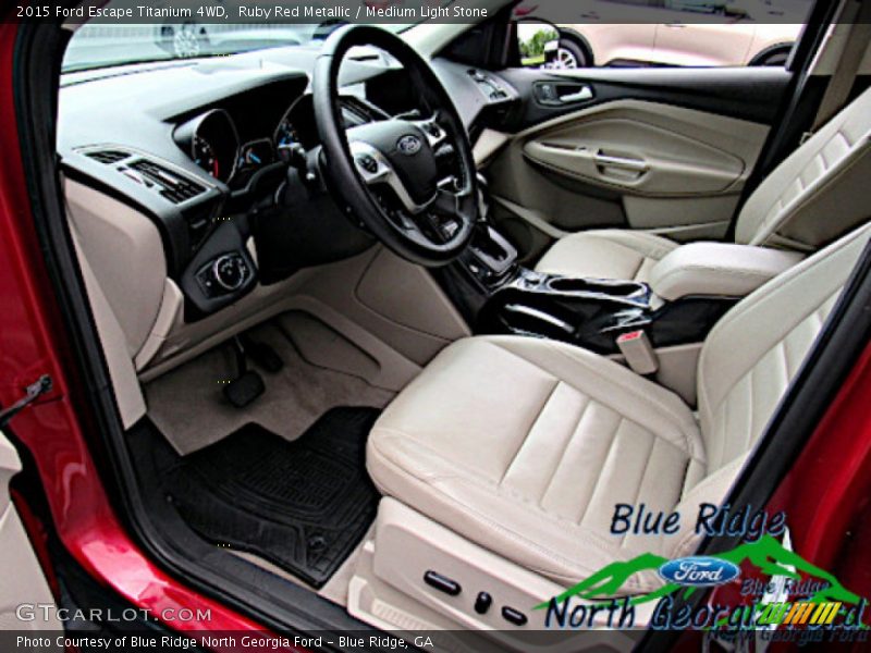 Ruby Red Metallic / Medium Light Stone 2015 Ford Escape Titanium 4WD