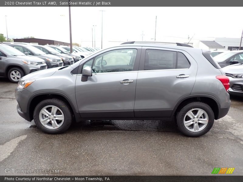 Satin Steel Metallic / Jet Black 2020 Chevrolet Trax LT AWD