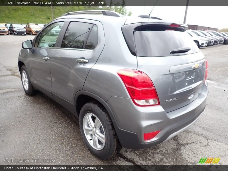 Satin Steel Metallic / Jet Black 2020 Chevrolet Trax LT AWD
