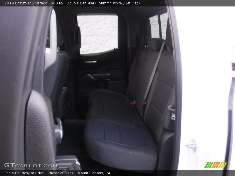 Summit White / Jet Black 2019 Chevrolet Silverado 1500 RST Double Cab 4WD