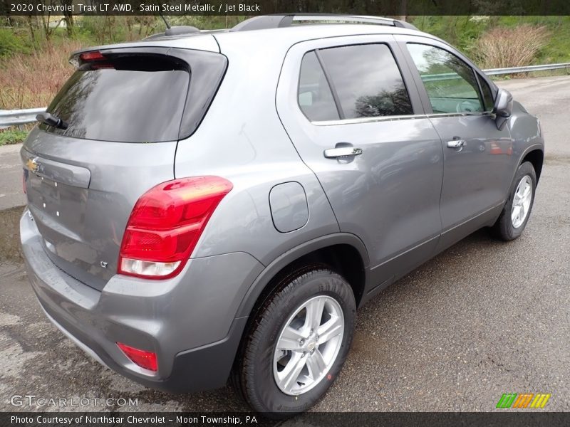 Satin Steel Metallic / Jet Black 2020 Chevrolet Trax LT AWD
