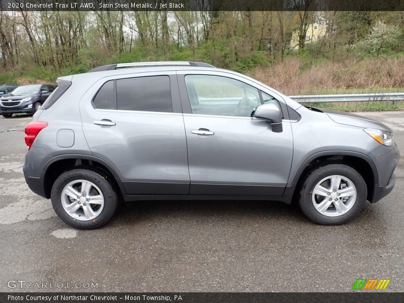 Satin Steel Metallic / Jet Black 2020 Chevrolet Trax LT AWD