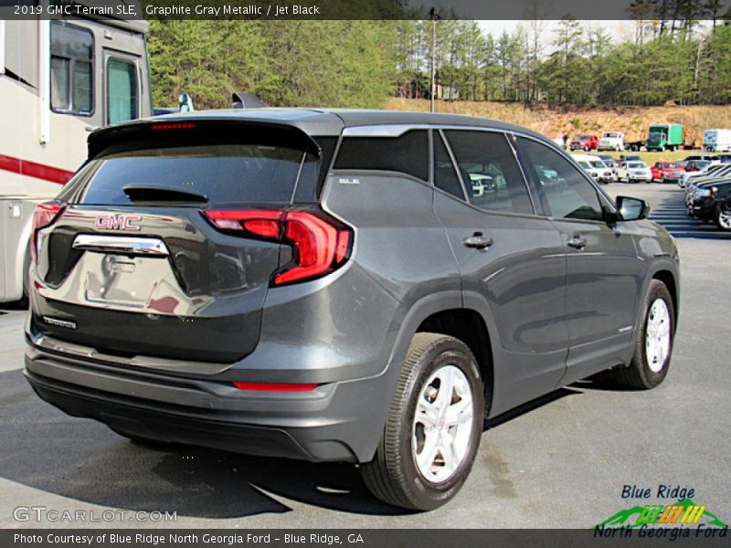 Graphite Gray Metallic / Jet Black 2019 GMC Terrain SLE