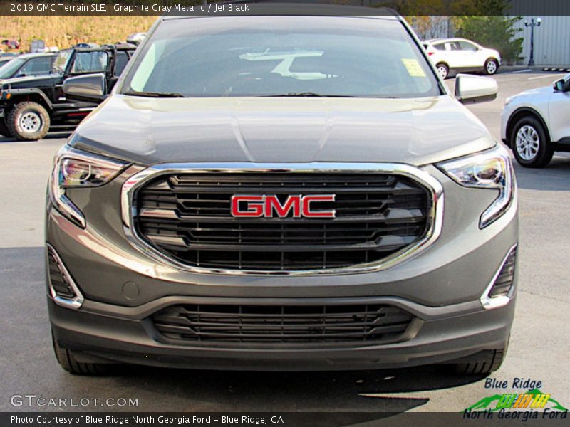 Graphite Gray Metallic / Jet Black 2019 GMC Terrain SLE