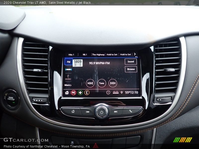 Satin Steel Metallic / Jet Black 2020 Chevrolet Trax LT AWD