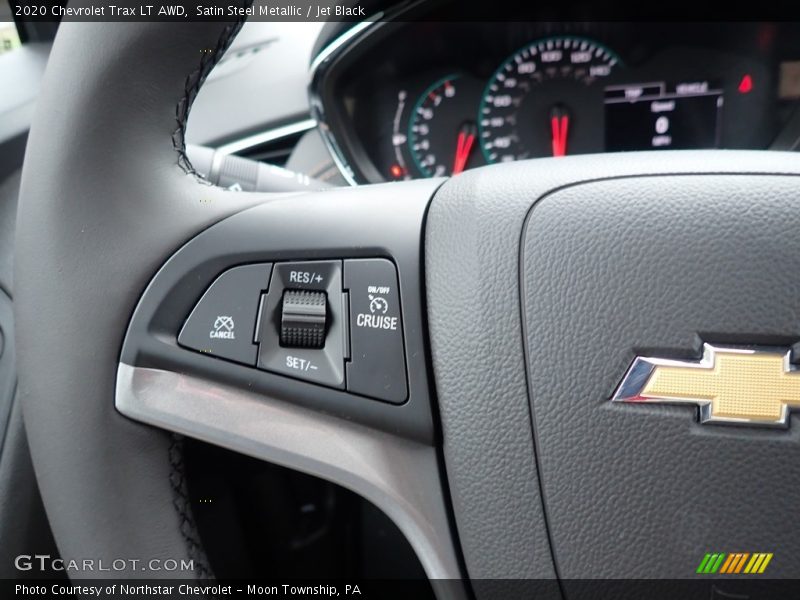 Satin Steel Metallic / Jet Black 2020 Chevrolet Trax LT AWD