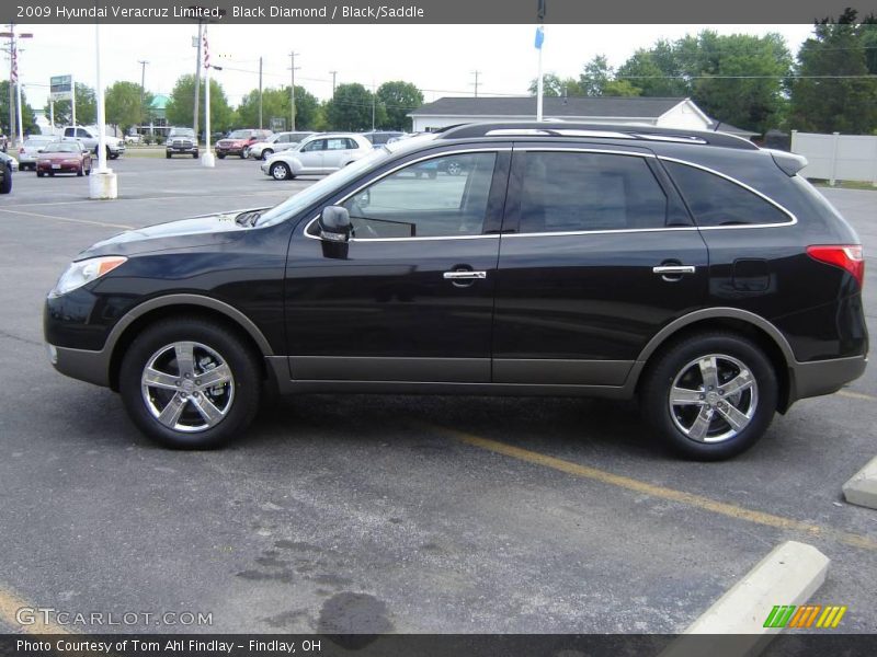 Black Diamond / Black/Saddle 2009 Hyundai Veracruz Limited