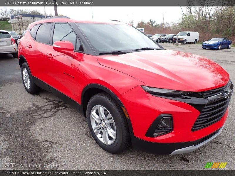 Red Hot / Jet Black 2020 Chevrolet Blazer LT AWD