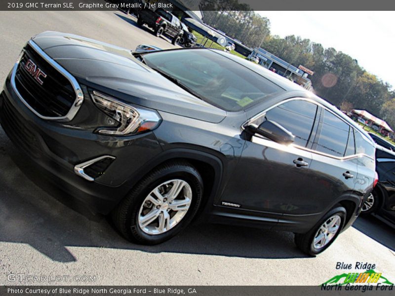 Graphite Gray Metallic / Jet Black 2019 GMC Terrain SLE