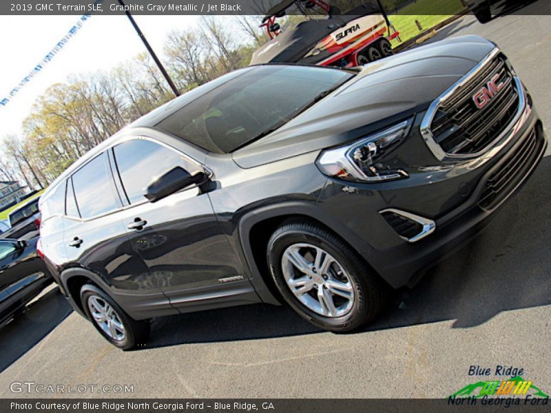 Graphite Gray Metallic / Jet Black 2019 GMC Terrain SLE