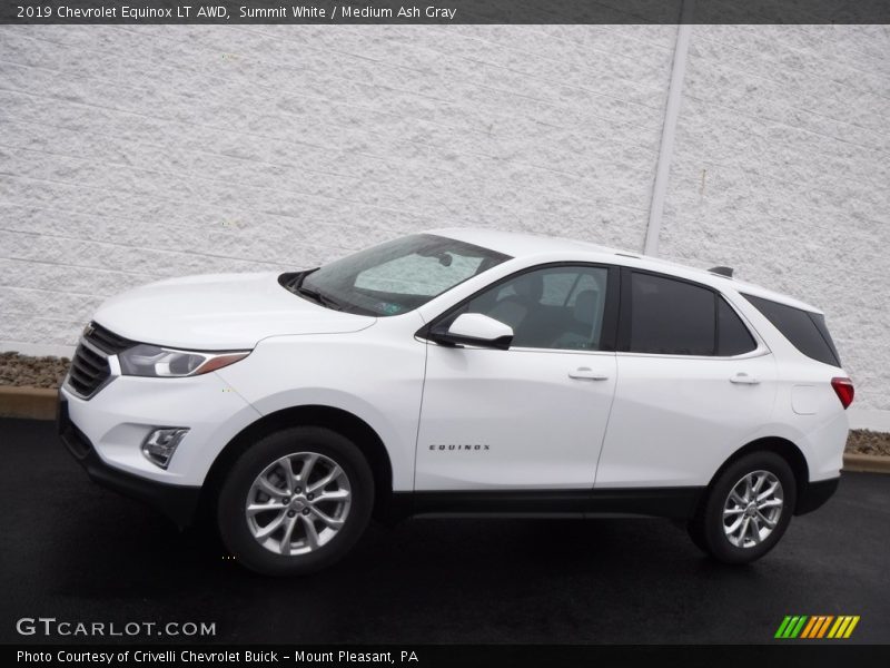 Summit White / Medium Ash Gray 2019 Chevrolet Equinox LT AWD