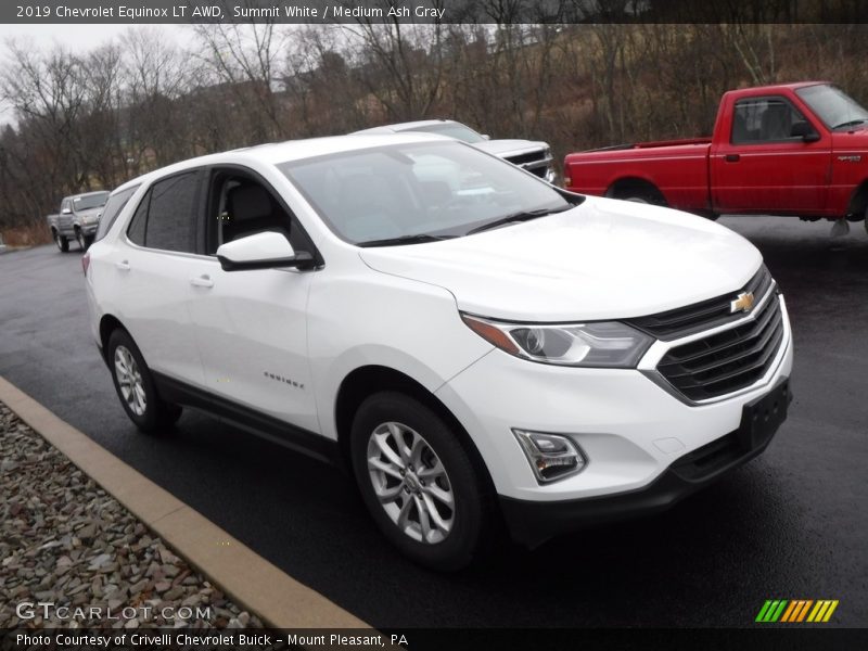 Summit White / Medium Ash Gray 2019 Chevrolet Equinox LT AWD