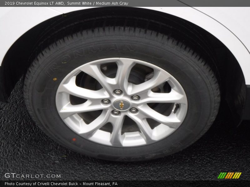 Summit White / Medium Ash Gray 2019 Chevrolet Equinox LT AWD